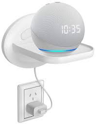 This item matone small wall shelf, wall mount shelves for google wifi, smart home speakers & cellphones, clever charging shelf with cord arrangement, small space solutions for anything up to 15lbs cocoda table holder for echo dot 4th generation, clever desktop stand mount bracket cradle with built in cord storage & light guide, make dot more. Bovon Small Wall Shelf For Echo Dot 4th Generation Dot 3 Dot 2 Sonos Google Wifi Speakers Clever Charging Shelf With Cord Arrangement A Space Saving Solution For Anything Up To 15ib White