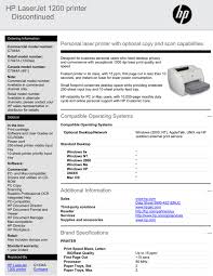 And for windows 10, you can get it from here: Hp Laserjet 1200 Printer Discontinued Manualzz