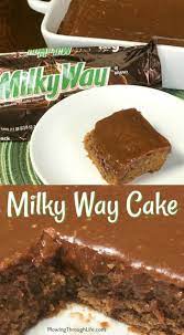 milky way cake is the ultimate dessert for people who love milky way candy bars and cake all of this choc easy homemade cake easy cake recipes homemade cakes