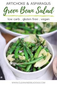 Artichoke Asparagus And Green Bean Salad Recipe In 2020 Green Bean Salads Bean Salad Green Beans