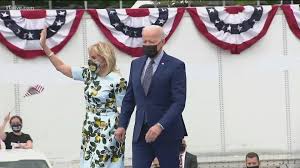 Pronunciation bookmark add to roster. Biden Marks 100th Day In Office At Metro Atlanta Drive In Rally Wtsp Com