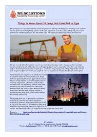 The Best Oil Pump Jack Parts System For Sale At R5soltuions Best Oils Things To Know Energy Sector