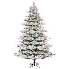 You can always decorate your flocked christmas tree however you want. Loon Peak Flocked Kiana Pine 9 Artificial Christmas Tree With Warm White Led Lights With Stand Reviews Wayfair