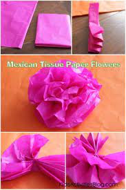 Celebrate mexican heritage and pride with this tissue paper flowers tutorial! Cinco De Mayo Make A Paper Flower Tissue Paper Craft Mexican Tissue Paper Flowers Mexican Paper Flowers Tissue Paper Flowers