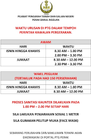 Pejabat daerah dan tanah manjung negeri perak. Pejabat Pengarah Tanah Dan Galian Negeri Perak Fotos Facebook
