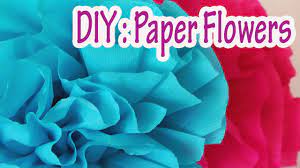 Easy crepe paper flowers step by step. Diy Crafts How To Make Crepe Paper Flowers Very Easy Ana Diy Crafts Youtube