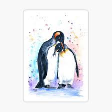 Do you have anything want to say to her? Penguin Wedding Stickers Redbubble
