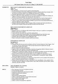 Food Service Job Description Resume Fresh Food Service Associate Resume Samples Food Service Worker Resume Examples Resume Objective