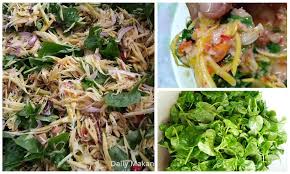 Bayam brazil atau nama lainnya brazillian spinach, poor man spinach, sambu dan juga sambu lettuce. Resepi Kerabu Bayam Brazil Memang Sedap Yang Amat Lemak Lemak Masam Gitu Daily Makan