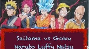 Maybe you would like to learn more about one of these? Saitama Vs Goku Naruto Luffy Natsu Youtube