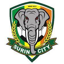 Surin City Thailand Thai League 4 Logo Soccer Football Logo Surin