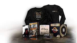 Amd is celebrating their 50 year anniversary with this gold edition ryzen 7 processor, which features a ryzen 7 2700x cpu signed by dr. Amd 50th Anniversary Ryzen 7 2700x And Radeon Vii Gold Edition Products