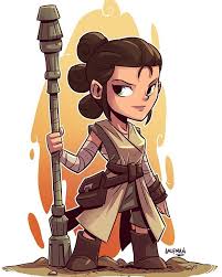 The Art Of Derek Laufman Rey Star Wars Star Wars Drawings Star Wars Cartoon