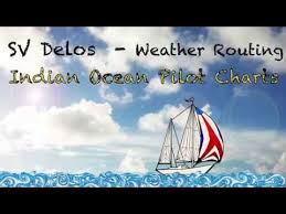 weather routing with pilot charts sv delos sailing youtube