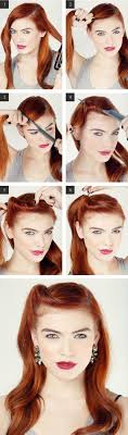 Pinup hairstyles are classic styles from the 1950s that are fun to recreate in modern times. Glamorous Roll Perfect For Parties Alldaychic Roll Hairstyle Retro Hairstyles Tutorial Lazy Girl Hairstyles