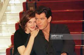 rene russo and pierce brosnan at hotel adlon for the presentation pierce brosnan rene russo movie stars