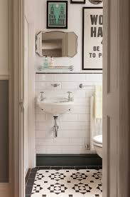 6x6 white bathroom tiles 2021. 31 Retro Black White Bathroom Floor Tile Ideas And Pictures Bathroom Tile Designs Bathroom Inspiration Small Bathroom
