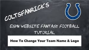 2019 fantasy football logos (self.fantasyfootball). Espn Fantasy Football How To Change Logo And Team Name Youtube