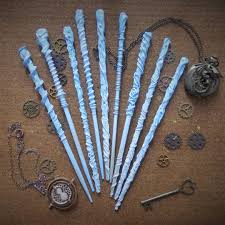 Esther Cole On Instagram Our Smaller Approx 9 Magic Wands Are Made Using Different Hot Glue Techniques And Bamboo Chopsticks Th Wands Spiral Art Magic Wand