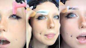 By getting a tattoo on her face. These Realistic Temporary Eyebrow Tattoos Have Tiktok Obsessed Allure