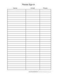 Sign in sheet templates when you use a sign up sheet template to recruit volunteers, plan a trip, or collaborate on a potluck dinner , you'll want to be able to track your success. Blank Sign In Sheet Sign Up Sheets Sign In Sheet Template Sign Out Sheet