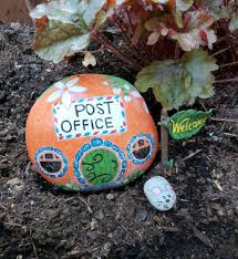 Painted Rock Orange Post Office Painted Rocks Post Office Painting