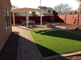 However, coming up with great backyard landscaping ideas doesn't have to be overwhelming. Home Exteriors Arizona Backyard Design With Simple Backyard Pation Ideas Patio Covers Arizona Backyard Landscaping Arizona Backyard Backyard Pool Landscaping