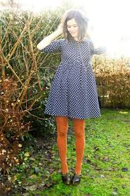 Pin By Audrey Renee Smith On Clothes Orange Tights Burnt Orange Dress Pretty Outfits