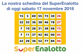 Hai necessità di controllare un concorso passato? Superenalotto Estrazione E Combinazione Vincente Oggi 17 Novembre 2018