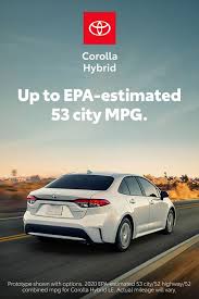 the first ever corolla hybrid fill up on experiences with fewer stops along the way toyota corolla dream cars toyota dealership pinterest
