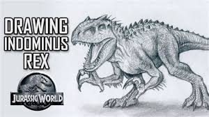 The hybrid was created by combining the genetic traits of multiple species. How To Draw Indominus Rex Drone Fest