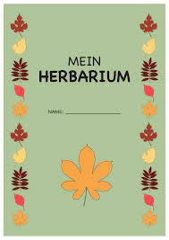 Mit oder ohne bild, verschiedene designs Deckblatt Herbarium 3 Deckblatt Deckblatt Schule Mathe Deckblatt