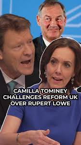 Richard TIce is challenged over the future of Rupert Lowe within Reform UK  following allegations made against the MP., Mr. Lowe has been accused of  "manhandling" a Labour Minister before being ...