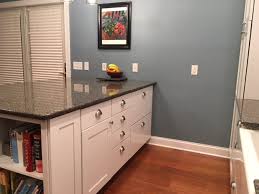 We had a cabinet with a broken face frame that too 2 weeks to replace. Kraftmaid Vantage Dove White Kitchen Remodel Chelsea Lumber Company
