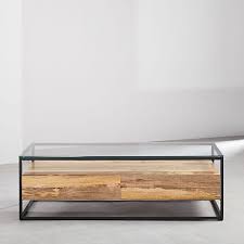 Box Frame Storage Coffee Table We also gave it two roomy drawers to keep remotes within reach but out of sight.