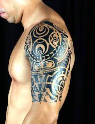 Tribal Men Tattoo Idea Mens Shoulder Tattoo Tribal Shoulder Tattoos Tribal Tattoos