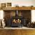 Red Brick Fireplace Mantel