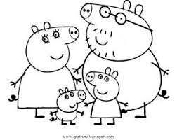 Peppa Wutz Geburtstag Ausmalbild