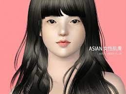 S Club Skin Sims Google Sok The Sims 4 Skin Korean Hairstyle Sims 3