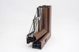 Hochwertiges Fensterprofil Des Herstellers Drutex Im Querschnitt Mit Duplex Sprosse Dreifachglas Fensterprofile Runde Fenster 3 Fach Verglasung