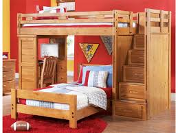 Canyon Youth Bedroom Creekside Twin Step Loft Bed With Student Desk G49303 Kittle S Furniture Indiana An Build A Loft Bed Bed With Desk Underneath Loft Bed