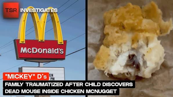 A family is traumatized and seeking answers after they ordered Chicken  McNuggets from a local Mcdonald's and found a dead rodent inside of them.  Derrick Wilson claims that he and his eight-year-old ...
