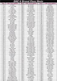 Click on particular floss number or name to view floss summary info, top 10 replacements and list of other floss in corresponding color family. 560 Dmc Floss Color Chart Numbers Ideas Dmc Floss Embroidery Floss Floss