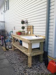 Potting Table With Sink And Running Water Love Potting Table Backyard Fun School Garden