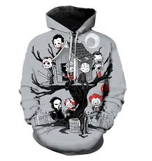 Halloween Horror Cartoon 3d Hoodie By Www Wesellanything Co Horror Cartoon Hoodies Hoodies Men