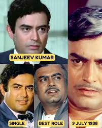 Sanjeev Kumar was one of the finest and most versatile actors in Indian  cinema, known for his powerful performances and ability to portray a wide  range of characters with authenticity and depth.