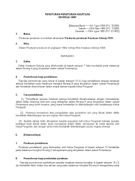 Move some items to a new or existing list; Peraturan Peraturan Kesatuan Sekerja 1959