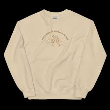 Champagne Problems Evermore Embroidered Sweatshirt
