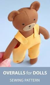 Pdf Overalls For Doll Sewing Pattern Tutorial With Mix And Etsy In 2021 Doll Sewing Patterns Soft Stuffed Animals Sewing Toys