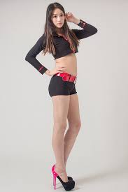 Black crop top short shorts. Royalty Free Photo Woman Wearing Black Crop Top And Black Short Shorts Pickpik